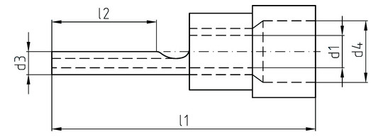 Intercable ICIQ2ST Stiftkabelschuh 