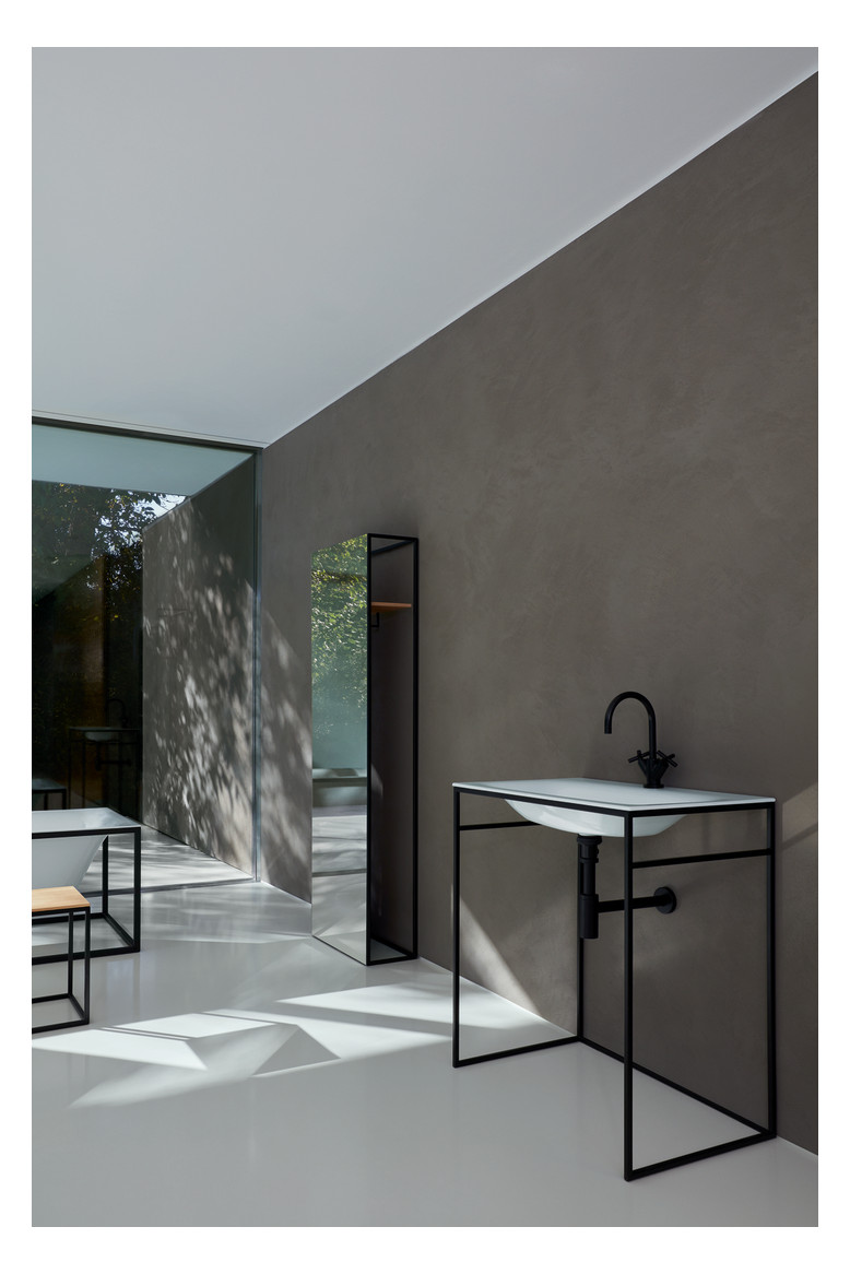 Einbau-Waschtisch BetteLux Shape A170 60x49,5cm, anthracite