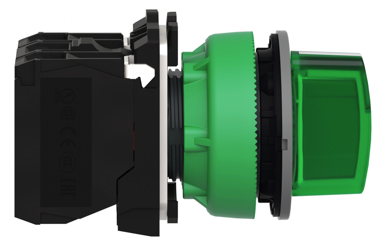 Wahlschalter 3stuf Knebel Ø30,5mm IP66 1S 1Ö