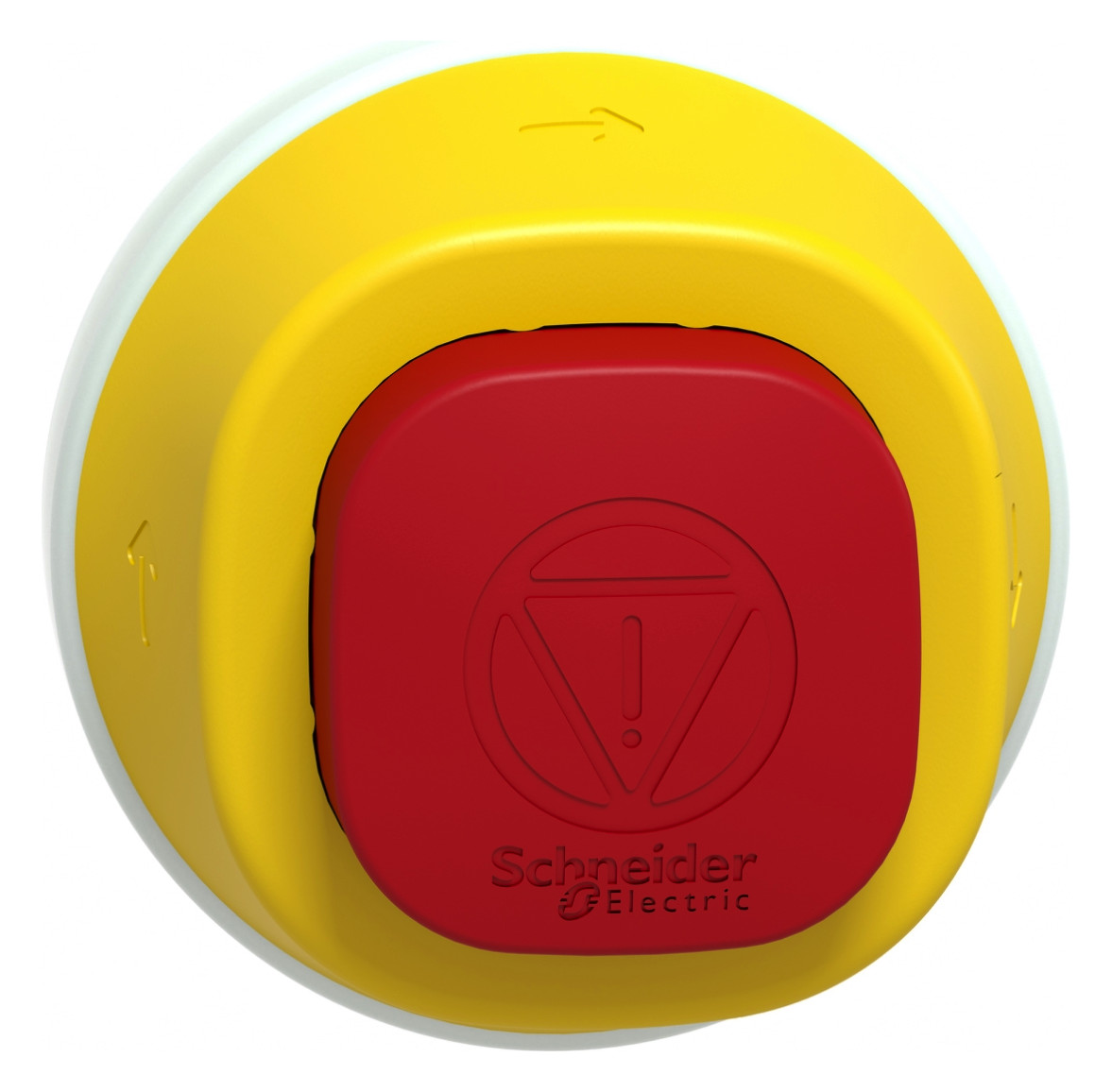 Frontelement für Not-Aus Ø22mm rt/gn rnd IP66 hoch Geeignet für Beleuchtung Dreh