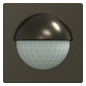 Bewegungsmeldersensor UP System Design UP 180° mokka 1,1m IP20 Vernetzbar