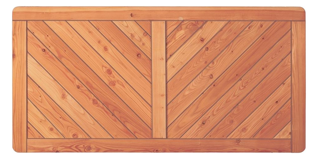 Bild SKAGEN-Serie Lärche 180 x 90 cm Rahmen 4 4/88 mm, Profilbretter 18/125 mm - n.a.-0