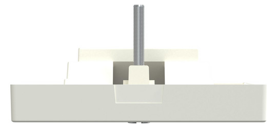 Zentralplatte UAE/IAE 1f System M polws Schraubbef