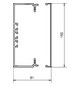 Leitungsführungskanal Kst 61x150x2000mm ver-ws LF-K unbeh 7270qmm RAL9016
