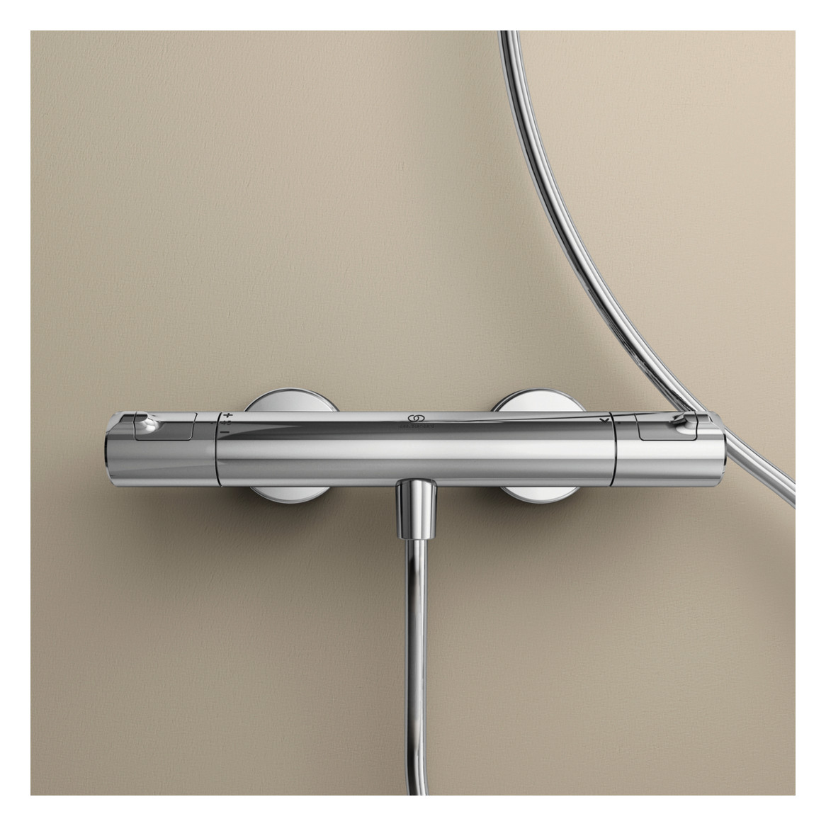 Ideal-Standard Brause-Thermostat Ceratherm T 50 AP, verchromt