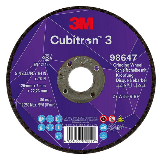 3M-Schruppscheibe Cubitron 3 - 125x7mm