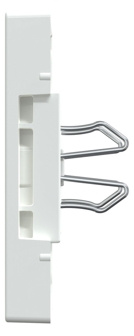 Zentralplatte USB 2f akws Klemmbef m.Aufdr aktivweiß Zentralplatte USB 2f akws Klemmbef m.Aufdr aktivweiß