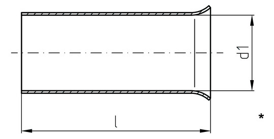 Intercable ICAE5022 Aderendhülse 