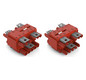 Drehstromverteiler PA Serie 770 5Eing 5p Polyamid (PA) 17Ausg 400V 25A IP20 hfr