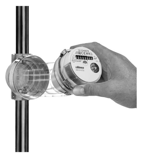 Allmess Einrohranschlussteil EAT 22 mm Löt-3, Q3 1,5, DN 15, 110 mm