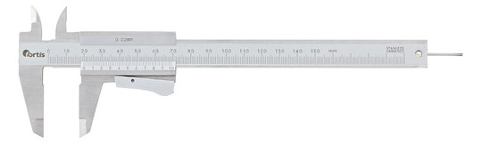 fortis-Taschenmessschieber, Momentfeststellung - 150mm, rund