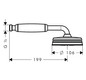 hansgrohe Handbrause Axor Montreux 100mm, 1jet, brushed red gold