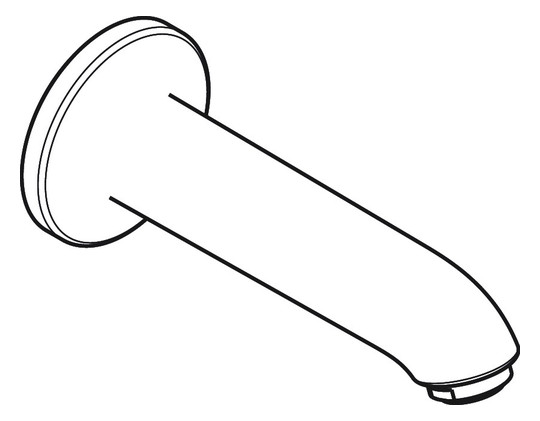 hansgrohe Wanneneinlauf Talis DN 20, Ausladung 147mm, chrom