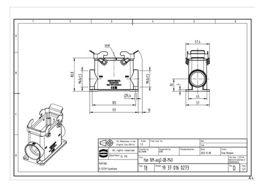 HART HAN 16M-asg2-QB-M40     19370160273 