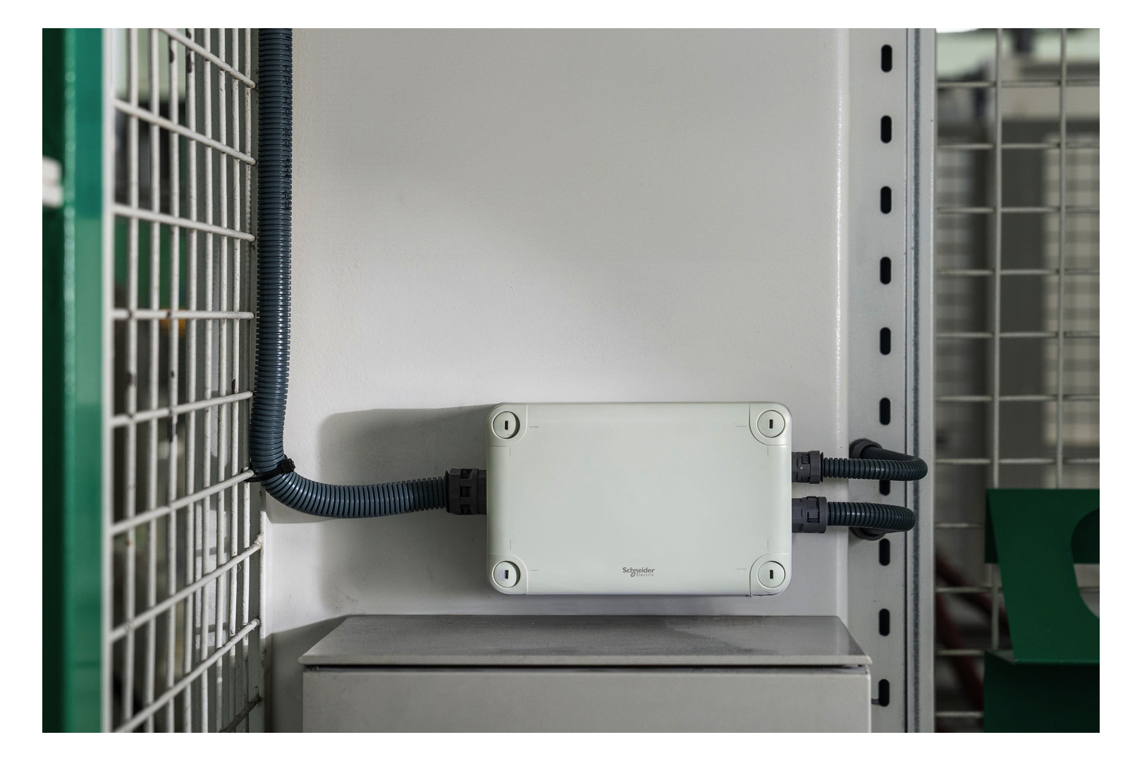 Wandschrank Kst IP66 B65xH65xT47mm unbeh RAL7035