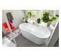Kaldewei Badewanne CLASSIC DUO 1113 170x75cm, oval, freistehend, Antislip, schallschutz, weiß