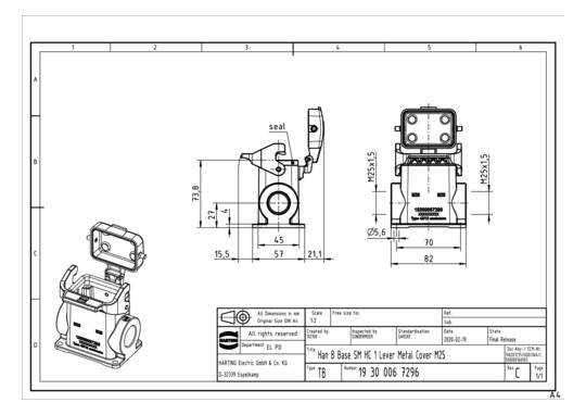 HART Han 6B-asg2-LB-K-M25    19300067296 