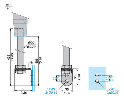 Signalsäule Rohr 400mm
