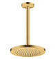 hansgrohe Deckenanschluss Axor 300mm, rund, brushed gold optic