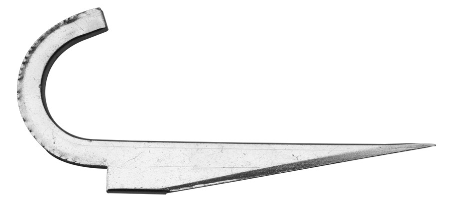 ASW Gasrohrhaken 1/2", Eisen verzinkt