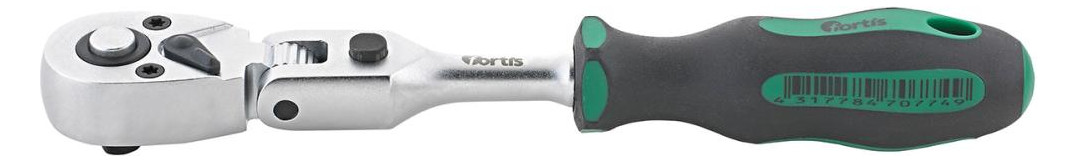 Bild Gelenk-Umschaltknarre1/4"" 160mm 72Zähne FORTIS-0