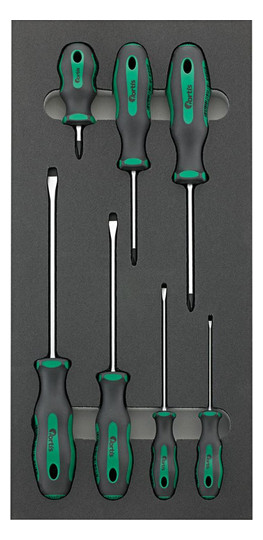 fortis-Werkzeugmodul 1/3 - 7-teilig, Schraubendreher...