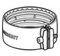Geberit Spannverbinder Silent db20 DN 100, Edelstahl