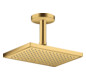 hansgrohe Deckenanschluss Axor 100mm, rund, brushed gold optic
