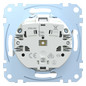 Steckdose 1f akws glz System M UP m.BS IP20 aktivweiß