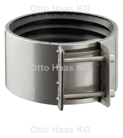 HAAS Spannmuffe OHA DN 200, Edelstahl, für Faserzement-Rohre