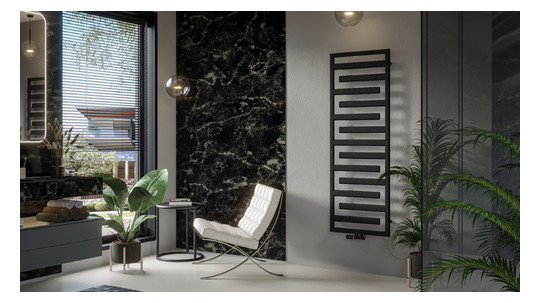 Zehnder Design-Heizkörper Tetris Länge 600 mm, grey Aluminium, Heizstab IHE, Höhe 1100mm