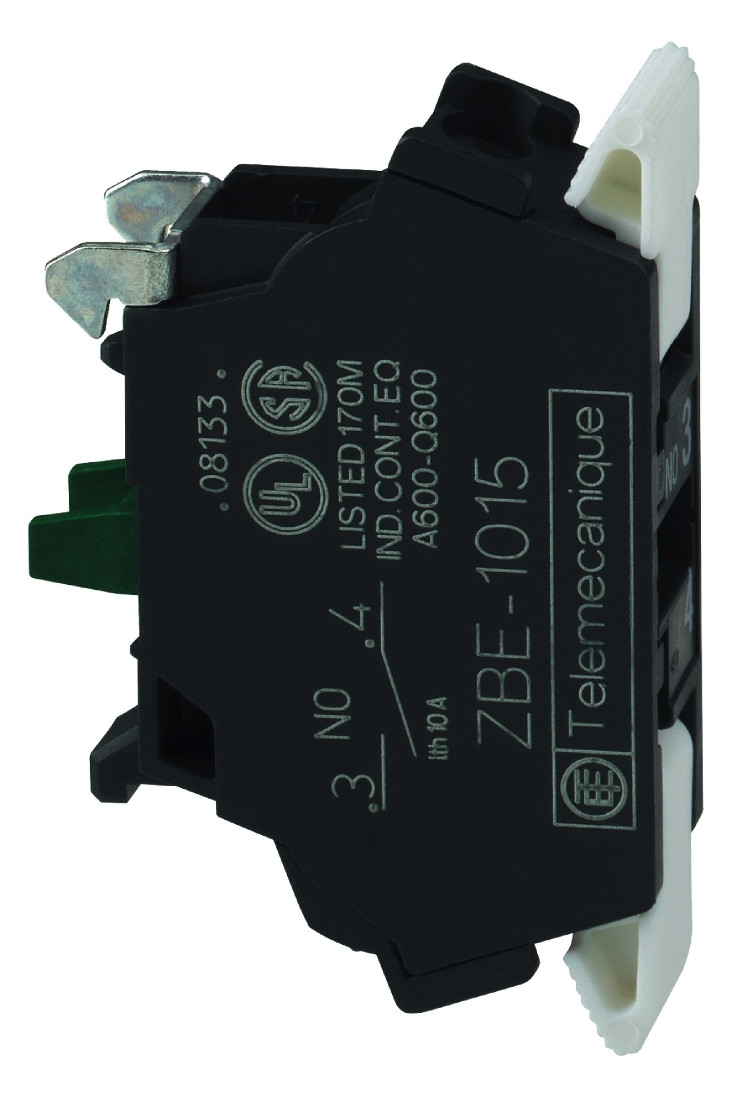 Hilfsschalterblock 1S 3A/AC Federzug