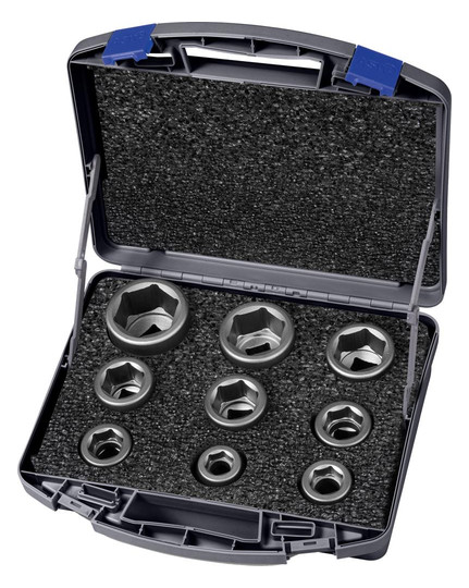 ASW-Kraft-Steckschlüssel-Garnitur 3/4 - 11-teilig