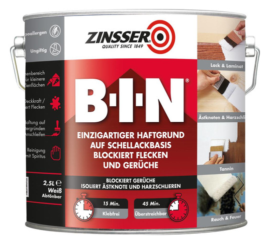 Zinsser-Haftgrundmittel B-I-N - 2,5l