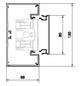 Geräteeinbaukanal Kst 130x68mm ver-ws RAL9016 GEB-K unbeh 7580qmm 2000mm