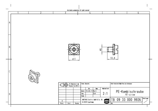 HART M5 PE-Kombischraube     09330009926 