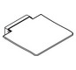 HEWI Klappsitz 450 450x463x107mm, mobil, verchromt, Sitzfläche anthrazitgrau