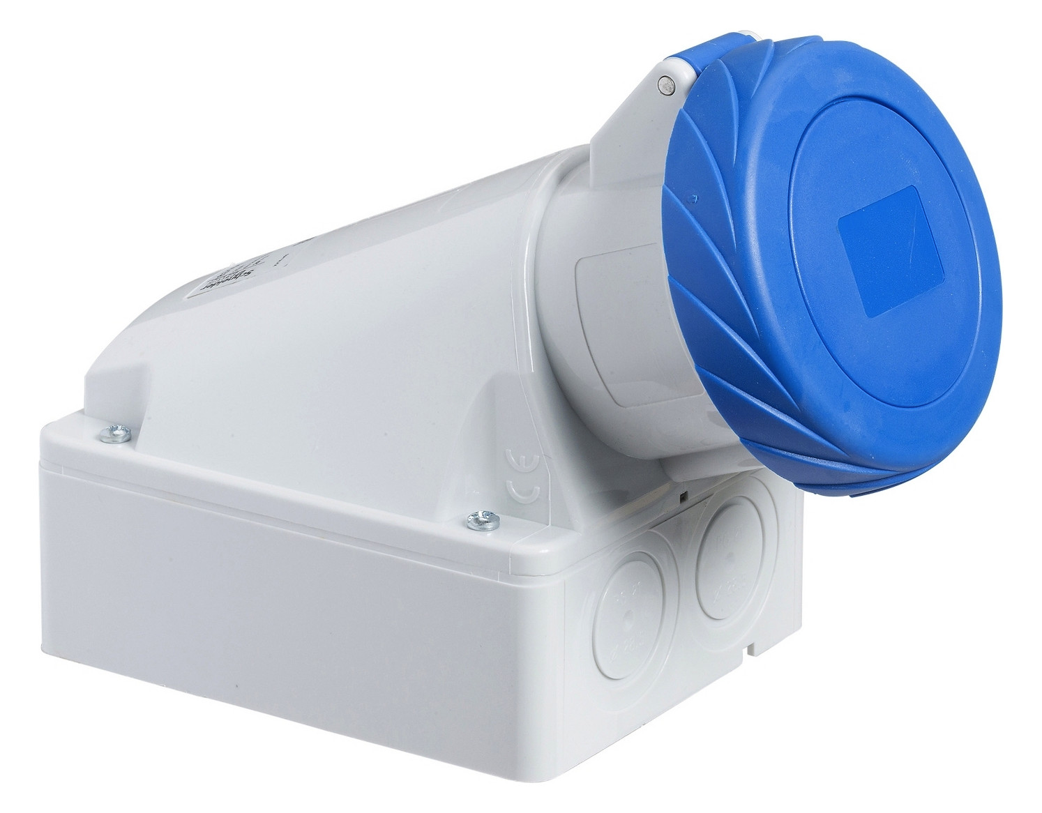 CEE-Steckdose 2p 32A Acti9 6h 230V/bl IP67 AP Schraubkl Kst