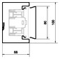 Geräteeinbaukanal ST 100x65mm vz 5300qmm GEB-K 2000mm