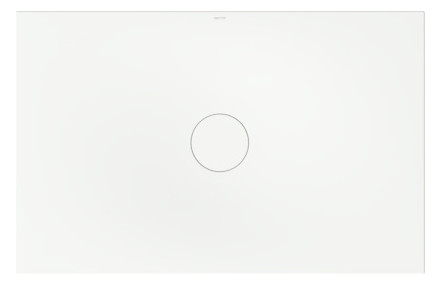 Bette Duschfliese BetteAir 1400 x 900 mm, snow, Rechteck, glasierter Titan-Stahl, mit Minimum-Täger