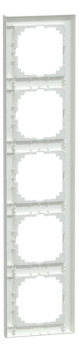Rahmen 5f akws glz M-Pure Kst f.GEB-K aktivweiß Unterputzmontage Thermopl Rahmen 5f akws glz M-Pure Kst f.GEB-K aktivweiß Unterputzmontage Thermopl