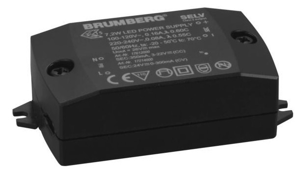 LED-Trafo 1-7,2W 24V IP20 Kstgeh stat 68x35x21mm LED-Trafo 1-7,2W 24V IP20 Kstgeh stat 68x35x21mm