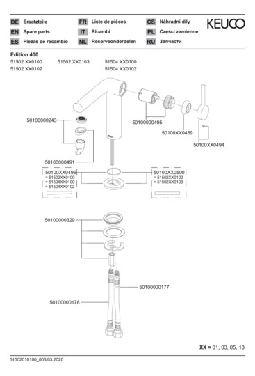 KEUCO Waschtisch-Einhebelmischer 150 Edition 400 Ausladung 153mm, ohne Ablaufgarnitur, verchromt