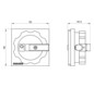 Siemens 3LD92243B Drehantrieb rt/gelb 