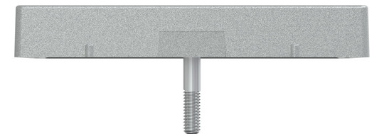 Zentralplatte Ant.dose 2f System M alu Schraubbef