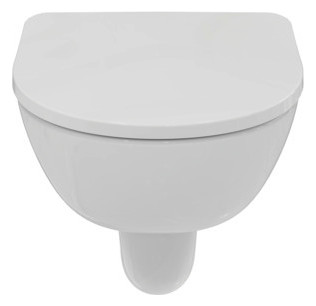 Ideal-Standard Wandtiefspül-WC-Paket i.life A ohne Spülrand, 36,5x54,5x33cm, weiß