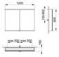 KEUCO Spiegelschrank Royal Modular 2.0 DALI 1200 x 900 x 160 mm, ohne Steckdose, Wandvorbau, 2 Türen, beleuchtet