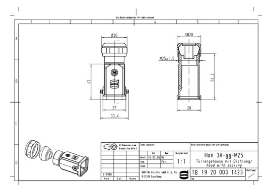 HART HAN 3A-gg-M25           19200031423 