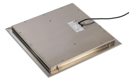 Deckenstrahler IP00 480W ws 1stuf 220-240V 475x475x42mm
