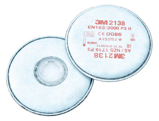 3M-Partikelfilter - 2138 P3 mit Aktivkohle